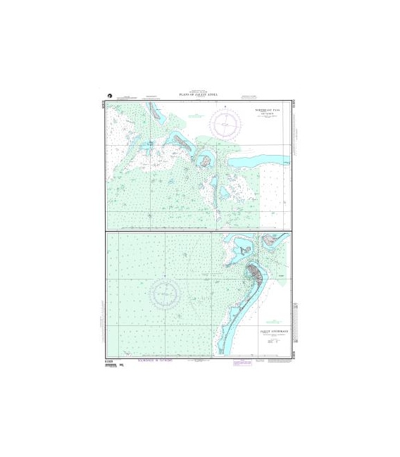 DM 81809 Plans of Jaluit (Yaruto) Atoll Northeast Pass and Vicinity