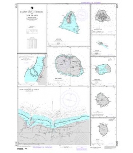 DM 83425 Islands and Anchorages in Cook Islands Plans: A. Aitutaki