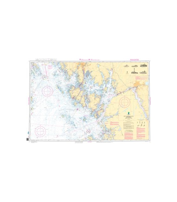 Norwegian Nautical Chart 1 Oslofjorden. F¾rder - Hvaler - Halden