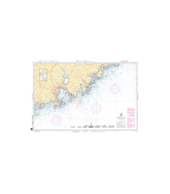 Norwegian Nautical Chart 9 Lillesand - Ny-Hellesund