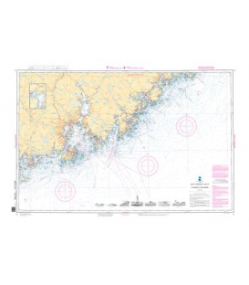 Norwegian Nautical Chart 9 Lillesand - Ny-Hellesund