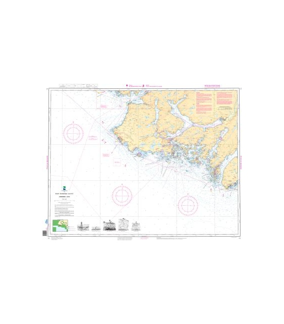 Norwegian Nautical Chart 11 Lindesnes - Lista