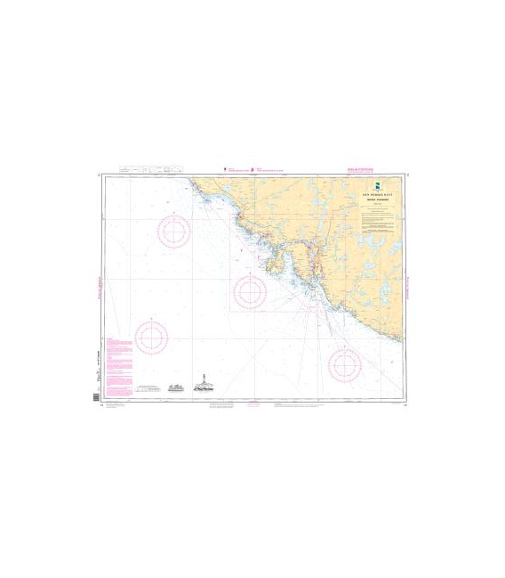 Norwegian Nautical Chart 13 Nesvag - Kvassheim