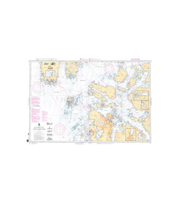 Norwegian Nautical Chart 16 Tananger - Stavanger - Skudenes
