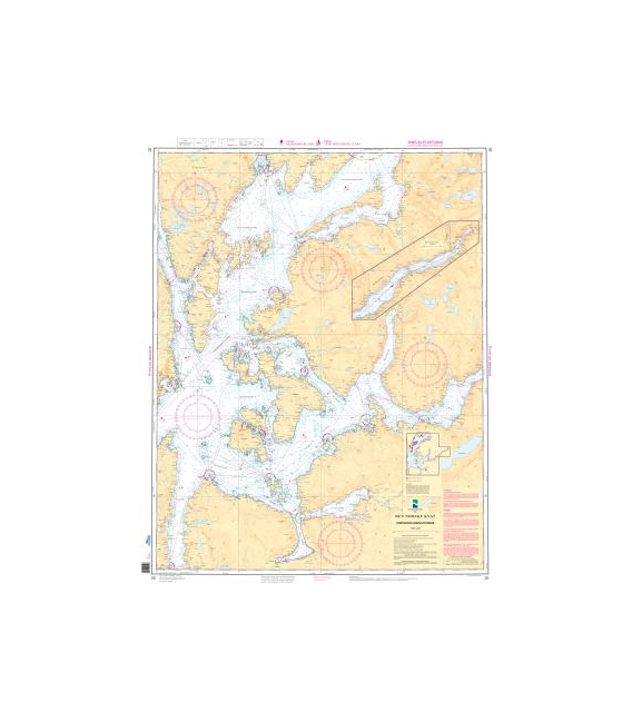 Norwegian Nautical Chart 20 Sunnhordalandsfjordene