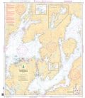 Norwegian Nautical Chart 22 Samnanger-, Bjørna- og Ytre Hardangerfjorden