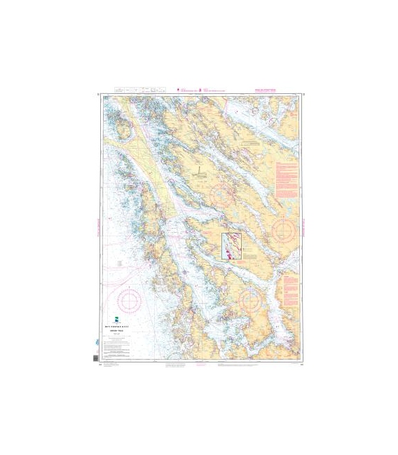 Norwegian Nautical Chart 23 Bergen - Fedje