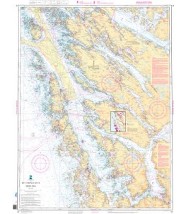 Norwegian Nautical Chart 23 Bergen - Fedje