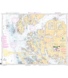 Norwegian Nautical Chart 24 Fensfjorden - Sognesjoen