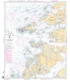 Norwegian Nautical Chart 25 Sognesjoen - Stavenes