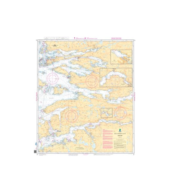 Norwegian Nautical Chart 27 Sunnfjord