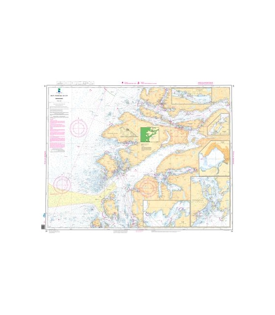 Norwegian Nautical Chart 28 Bremanger