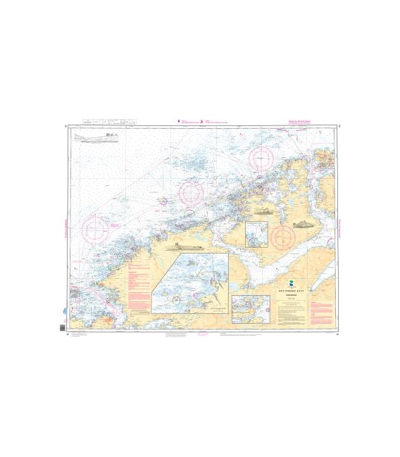 Norwegian Nautical Chart 35 Hustadvika
