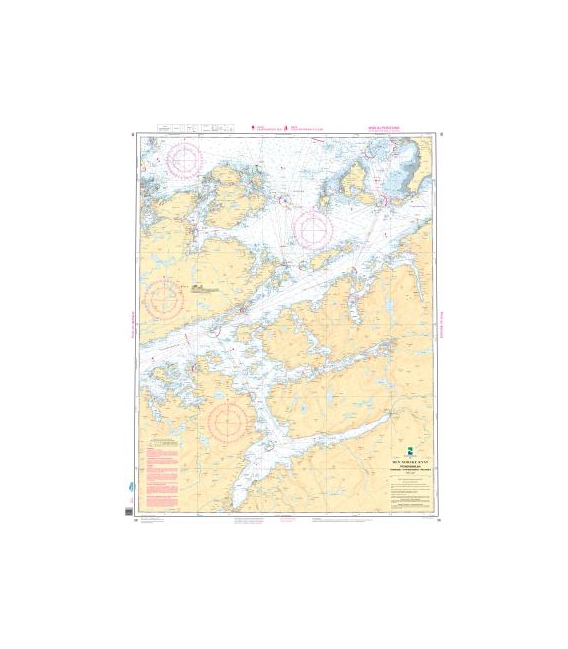 Norwegian Nautical Chart 38 Trondheimsleia Terningen - Kyrkseterora - Orlandet