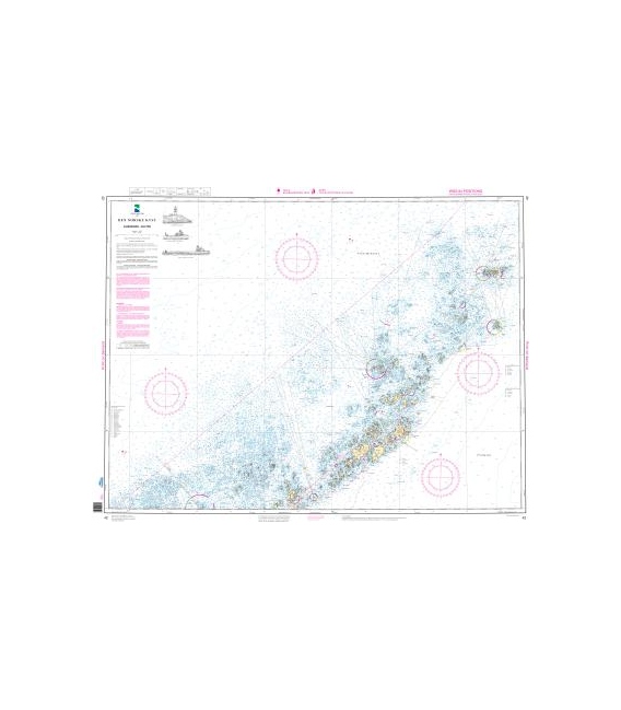 Norwegian Nautical Chart 42 Gj¾singen - Halten