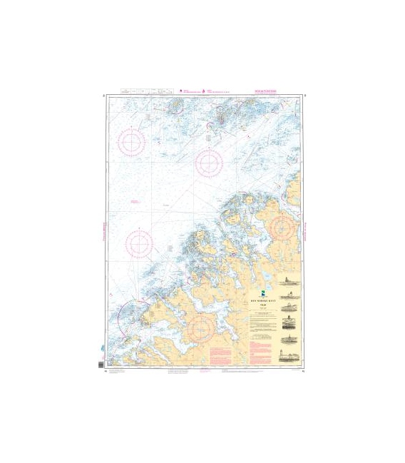 Norwegian Nautical Chart 46 Folda