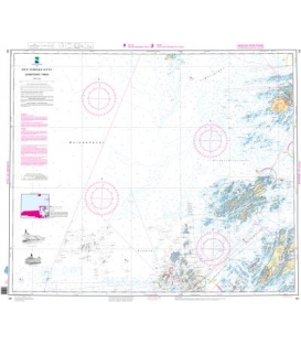 Norwegian Nautical Chart 58 Skipbatsv¾r - Tr¾na