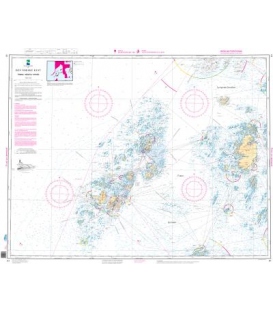 Norwegian Nautical Chart 61 Tr¾na - Nesoya - Myken