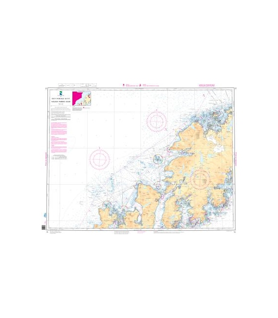 Norwegian Nautical Chart 74 Fuglehuk - Ramberg - Eggum