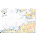Norwegian Nautical Chart 75 Eggum - Gimsoy - Gaukværøya - Stokmarknes