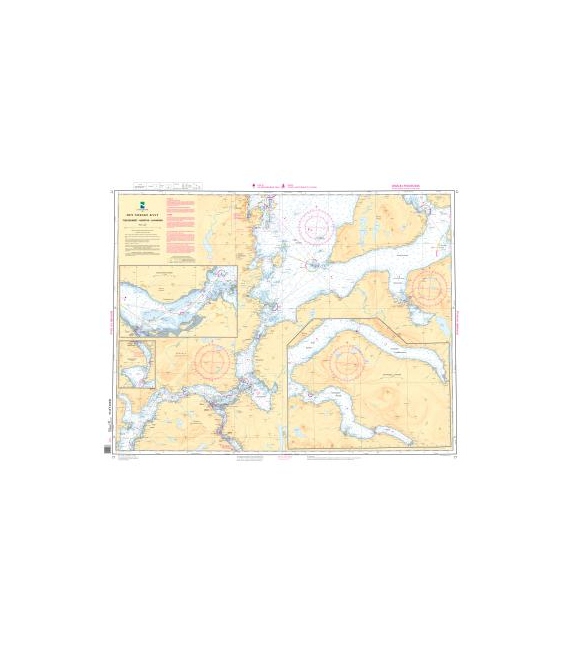 Norwegian Nautical Chart 77 Tjeldsundet - Harstad - Lavangen
