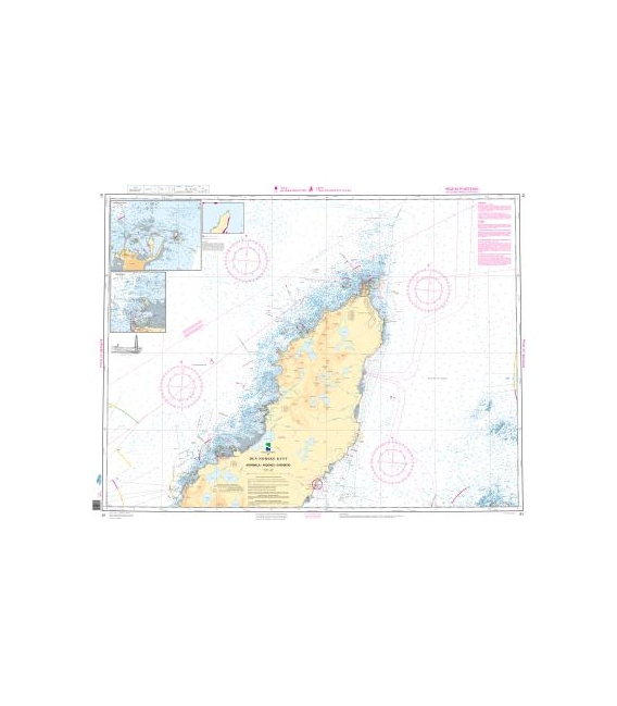 Norwegian Nautical Chart 81 Nordmela - Andenes - Dverberg