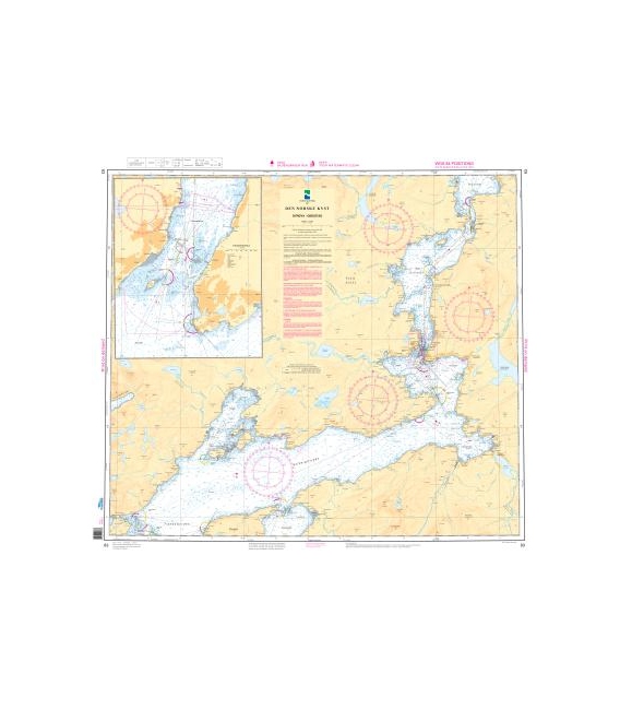 Norwegian Nautical Chart 83 Dyroya - Gibostad