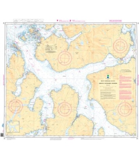Norwegian Nautical Chart 84 Gibostad - Rystraumen - Hekkingen