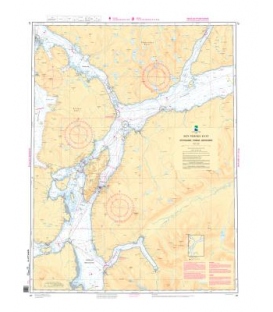 Norwegian Nautical Chart 87 Rystraumen - Tromsø - Grøtsundet
