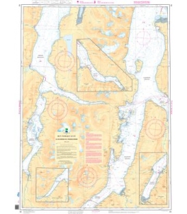 Norwegian Nautical Chart 90 Ullsfjorden og Lyngenfjorden