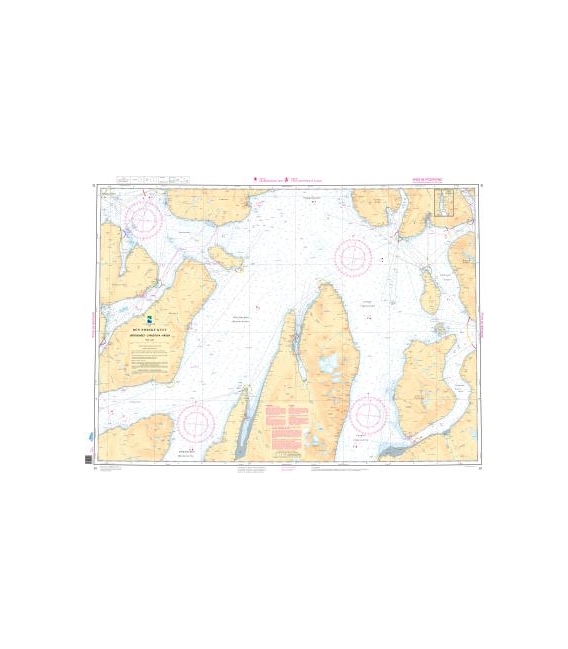 Norwegian Nautical Chart 91 Grotsundet - Lyngstuva - Kagen