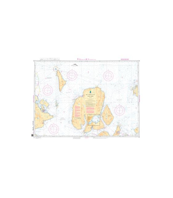 Norwegian Nautical Chart 93 Fugloya - Arnoya