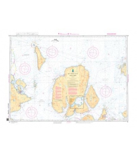 Norwegian Nautical Chart 93 Fugloya - Arnoya
