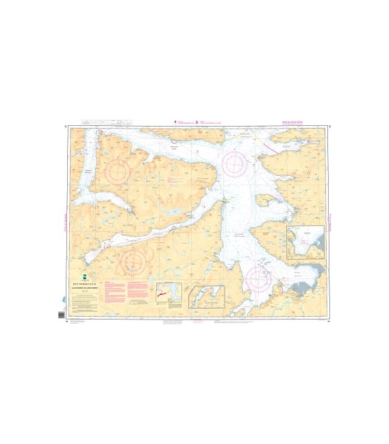 Norwegian Nautical Chart 96 Altafjorden og Langfjorden
