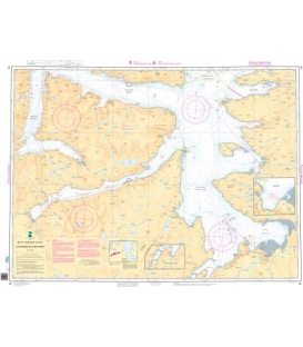 Norwegian Nautical Chart 96 Altafjorden og Langfjorden