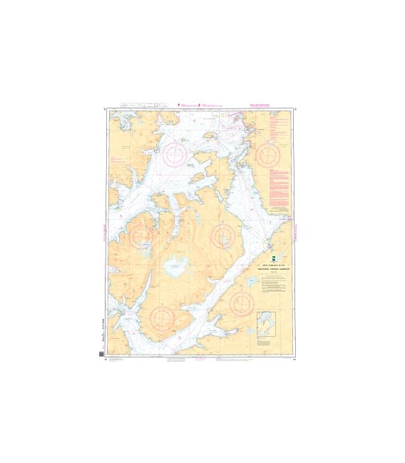 Norwegian Nautical Chart 98 Soroysund - Vargsund - Hammerfest