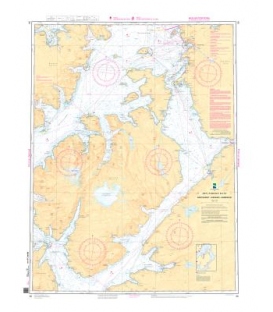 Norwegian Nautical Chart 98 Soroysund - Vargsund - Hammerfest