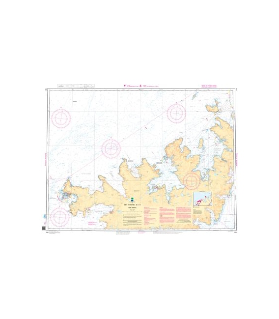 Norwegian Nautical Chart 100 Ytre Soroya