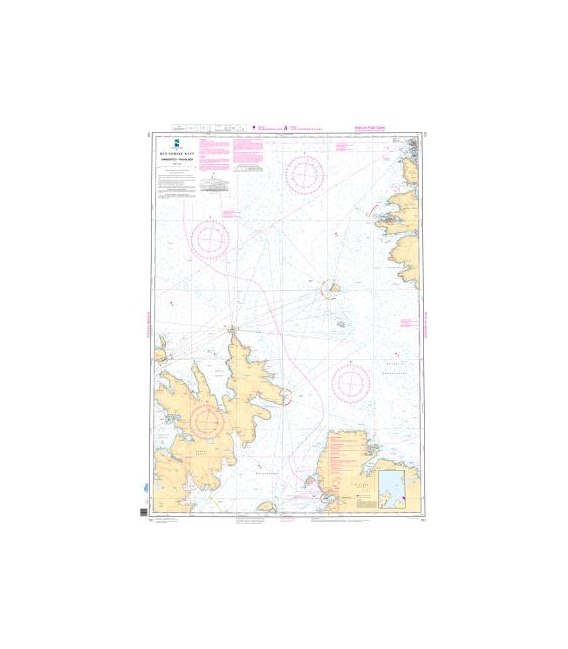 Norwegian Nautical Chart 101 Hammerfest - Fruholmen