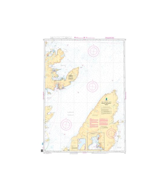 Norwegian Nautical Chart 104 Nordkapp - Lille-Tamsoya - Sv¾rholt