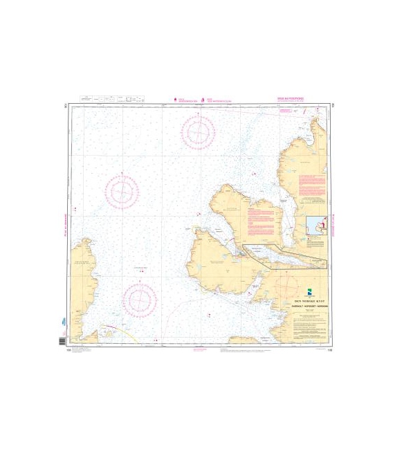 Norwegian Nautical Chart 108 Sv¾rholt - Hopseidet - Nordkinn