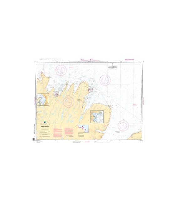 Norwegian Nautical Chart 109 Nordkinn - Tanahorn