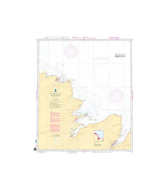Norwegian Nautical Chart 111 Berlevag - Batsfjord