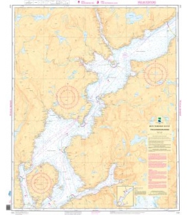 Norwegian Nautical Chart 117 Ytre Hardangerfjorden