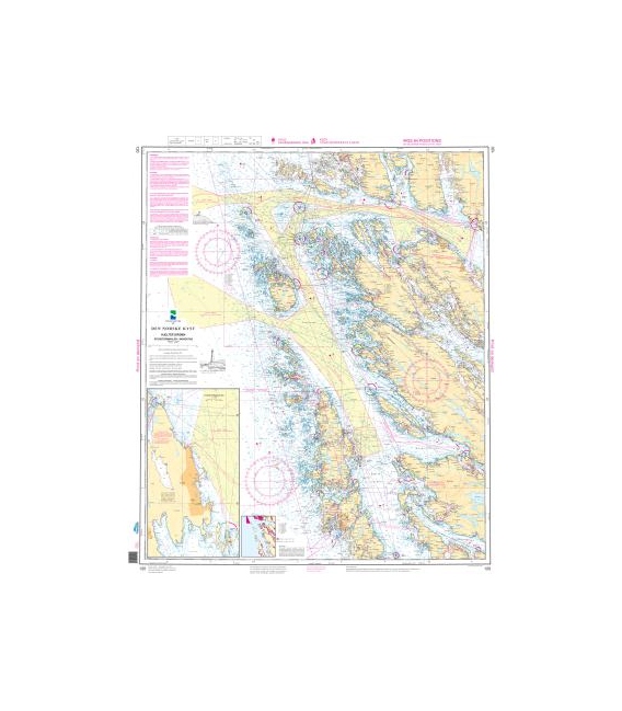 Norwegian Nautical Chart 120 Hjeltefjorden. Stureterminalen - Mongstad