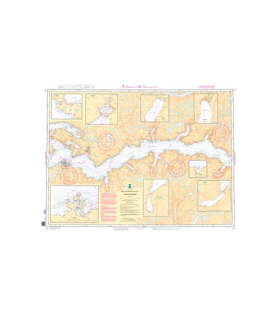 Norwegian Nautical Chart 121 Ytre Sognefjorden