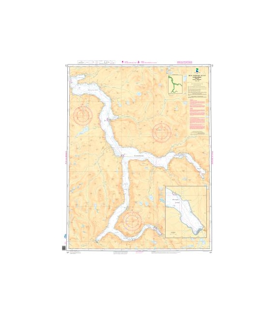 Norwegian Nautical Chart 127 Storfjorden. Indre delÊSjoholt - Geiranger