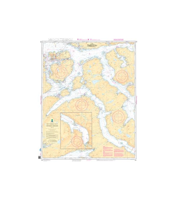 Norwegian Nautical Chart 128 Kristiansund - Sunndalsora