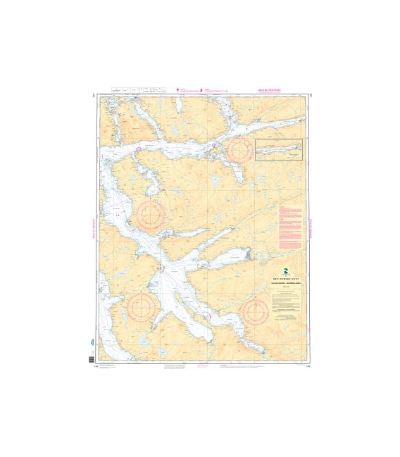 Norwegian Nautical Chart 129 Halsafjorden - Surnadalsora