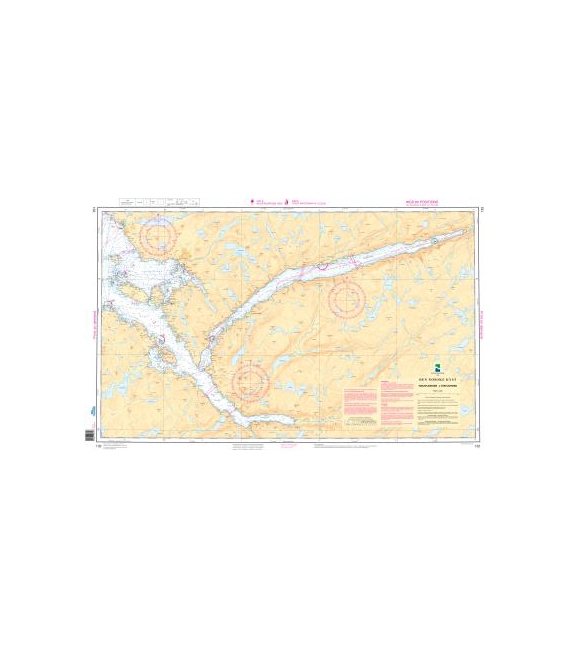 Norwegian Nautical Chart 132 Hogsfjorden - Lysefjorden